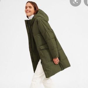 Everlane long puffer coat